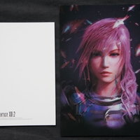 Final Fantasy 13 2 PS3 Crystal Edition Hologram Back of Postcard